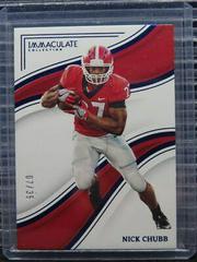 Nick Chubb [Blue] #37 Football Cards 2023 Panini Immaculate Collection Collegiate Prices