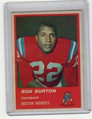 Ron Burton Football Cards 1963 Fleer Prices