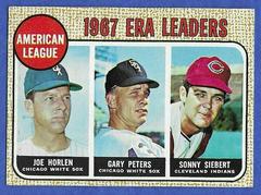 A. L. ERA Leaders #8 Baseball Cards 1968 Topps Prices