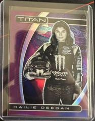 Hailie Deegan [Purple] #16 Racing Cards 2021 Panini Chronicles NASCAR Titan Prices