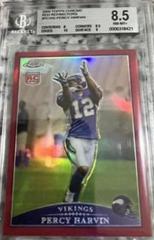 Percy Harvin [Red Refractor] Football Cards 2009 Topps Chrome Prices