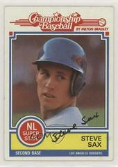 Steve Sax Baseball Cards 1984 Milton Bradley Prices
