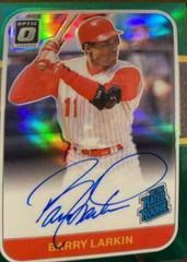 Barry Larkin [Green] Baseball Cards 2021 Panini Donruss Optic Retro Rated Rookie Signatures Prices