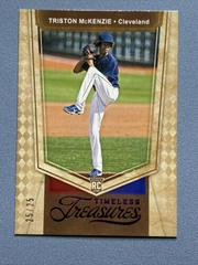 Triston McKenzie [Purple] Baseball Cards 2021 Panini Chronicles Timeless Treasures Prices