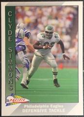 Clyde Simmons Football Cards 1991 Pacific Prices