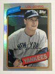 Lou Gehrig [Silver] Baseball Cards 2014 Topps Archives Prices