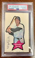 Carl Yastrzemski #13 Baseball Cards 1968 Topps Action All Star Stickers Prices