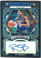 RJ Barrett [Yellow] Basketball Cards 2021 Panini Obsidian Galaxy Autographs Prices