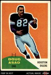 Doug Asad Football Cards 1960 Fleer Prices