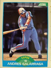 Andres Galarraga #144 Baseball Cards 1989 Score Prices