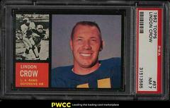 Lindon Crow Football Cards 1962 Topps Prices