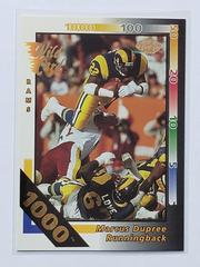 Marcus Dupree [1000 Stripe] Football Cards 1992 Wild Card Prices