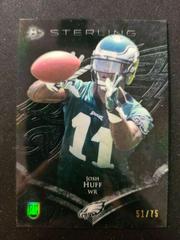 Josh Huff [Black Refractor] Football Cards 2014 Bowman Sterling Prices