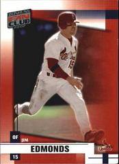 Jim Edmonds #4 Baseball Cards 2002 Donruss Fan Club Prices