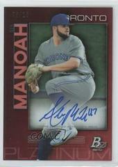 Alek Manoah [Autograph Red] #TOP-22 Baseball Cards 2020 Bowman Platinum Top Prospects Prices