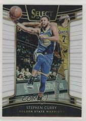 Stephen Curry [White Prizm] #1 Basketball Cards 2018 Panini Select Prices