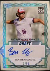 Ben Hernandez [Platinum Spectrum] Baseball Cards 2020 Leaf Ultimate Autographs Prices
