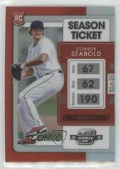 Connor Seabold [Holo] Baseball Cards 2022 Panini Chronicles Contenders Optic Prices