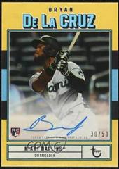 Bryan De La Cruz [Gold] #AC-BD Baseball Cards 2022 Topps Brooklyn Collection Autographs Prices