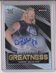 Diamond' Dallas Page [Autograph] #UG-3 Wrestling Cards 2021 Topps Finest WWE Uncrowned Greatness Prices