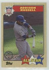 Addison Russell #87-193 Baseball Cards 2017 Topps 1987 Prices