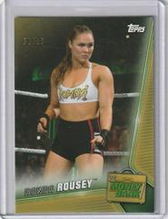 Ronda Rousey [Gold] Wrestling Cards 2019 Topps WWE Women's Division Prices