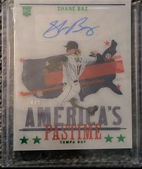 Shane Baz [Green] Baseball Cards 2022 Panini Chronicles America's Pastime Autographs Prices