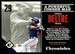 Adrian Beltre [Gold] #25 Baseball Cards 2017 Panini Chronicles Prices