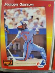 Marquis Grissom #47 Baseball Cards 1992 Panini Donruss Triple Play Prices