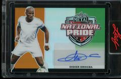 Didier Drogba [Prismatic Black] #NP-DD1 Soccer Cards 2022 Leaf Metal National Pride Autographs Prices
