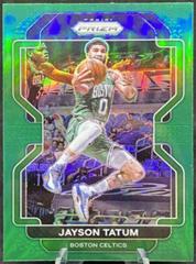 Jayson Tatum [Green Wave] Basketball Cards 2021 Panini Prizm Prices