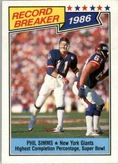 Phil Simms Football Cards 1987 Topps Prices