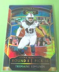 Tremaine Edmunds [Tie-Dye Prizm] Football Cards 2018 Panini Select Rookie Selections Prices