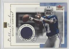 Quincy Carter [Future Swatch] #145 Football Cards 2001 Fleer Genuine Prices