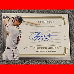 Chipper Jones #LAC-CJ Baseball Cards 2023 Topps Definitive Legendary Autograph Collection Prices