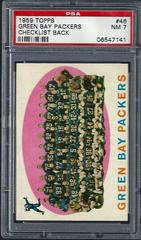 Green Bay Packers [Checklist Back] #46 Football Cards 1959 Topps Prices