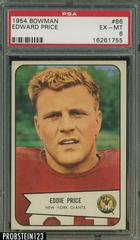 Edward Price #86 Football Cards 1954 Bowman Prices