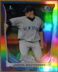 Jordan Montgomery [Chrome Black Wave Refractor] #114 Baseball Cards 2014 Bowman Draft Picks Prices