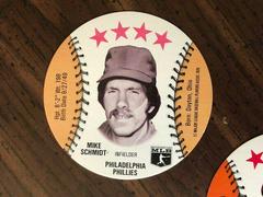 Mike Schmidt Baseball Cards 1976 Isaly's Sweet William Disc Prices
