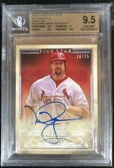 Mark McGwire [Rainbow] #FSA-MMG Baseball Cards 2016 Topps Five Star Autographs Prices