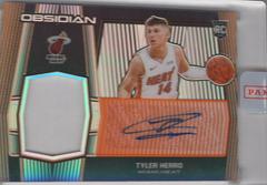Tyler Herro [Electric Etch Orange] #RA-THR Basketball Cards 2019 Panini Obsidian Rookie Autographs Prices
