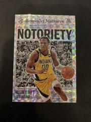 Bennedict Mathurin [Mosaic] #8 Basketball Cards 2022 Panini Mosaic Notoriety Prices