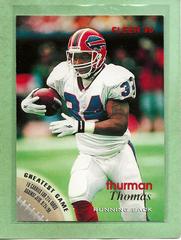 Thurman Thomas Football Cards 1996 Fleer Prices