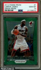 LeBron James [Green Prizm] Basketball Cards 2012 Panini Prizm Prices