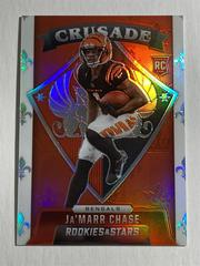 Ja'Marr Chase [Red Prizm] Football Cards 2021 Panini Rookies and Stars Crusade Prices