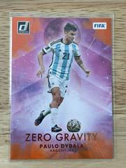 Paulo Dybala [Orange] Soccer Cards 2022 Panini Donruss Zero Gravity Prices