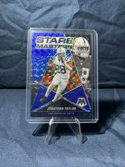 Jonathan Taylor [Blue] Football Cards 2022 Panini Mosaic Stare Masters Prices