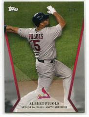 Albert Pujols [Silver] #6S Baseball Cards 2017 Topps on Demand 600 Home Run Club Prices
