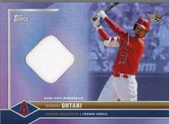 Shohei Ohtani [Relic Purple Rainbow] #19 Baseball Cards 2022 Topps X Bobby Witt Jr. Crown Prices