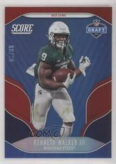 Kenneth Walker III [Red Zone] #D15 Football Cards 2022 Panini Score NFL Draft Prices